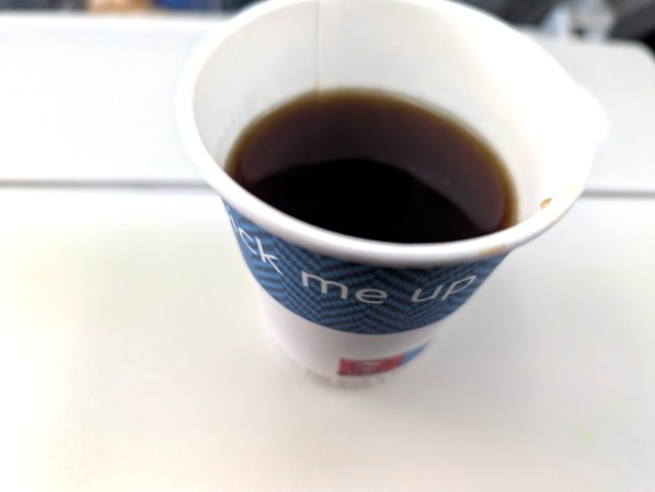 ブリティッシュエアウェイズ 東京ロンドン便 コーヒー