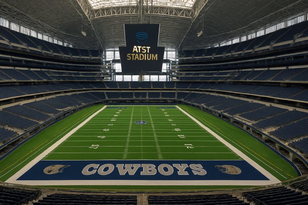 AT＆Tスタジアムのスタジアム内